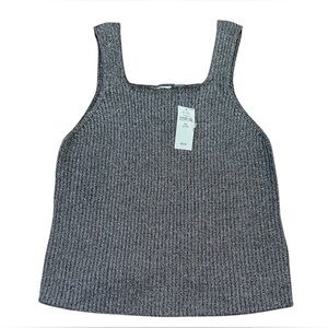 GAP Kids | Lurex Sweater Tank Top in Black Moonless Night | Size XXL 14-16 NWT